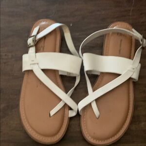 White Strappy Sandals